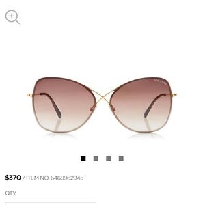 Tom Ford Colette sunglasses in Rose Gold. 💯 authentic